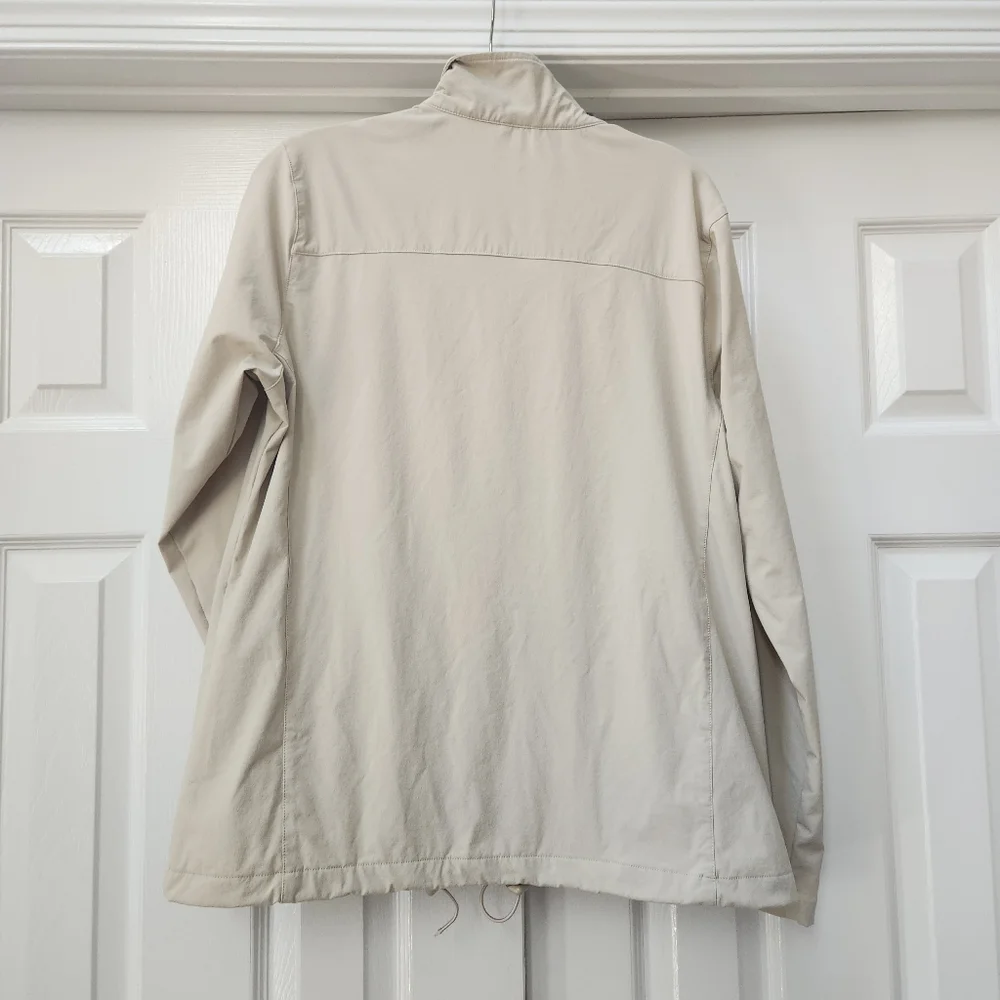 Lady Hagen Zip Front Tan Golf Jacket - Picture 6 of 9